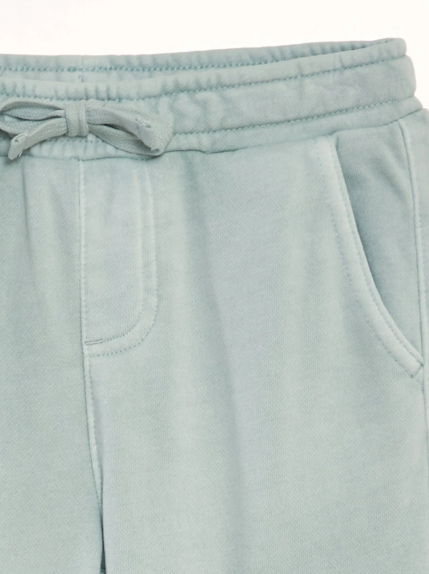 Pantaloni dritti con tasche con patta - BLU