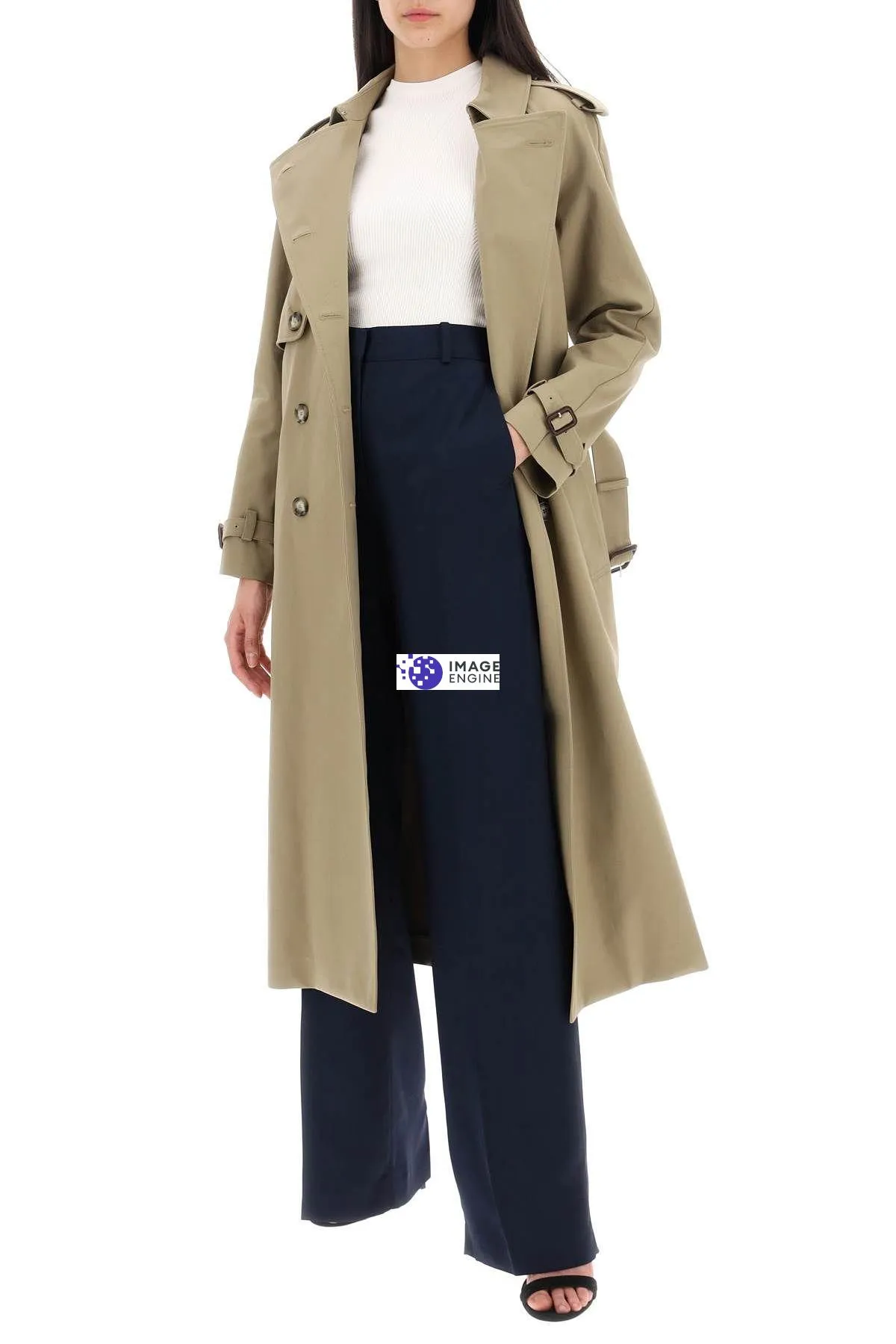 Pantaloni palazzo in crepe
