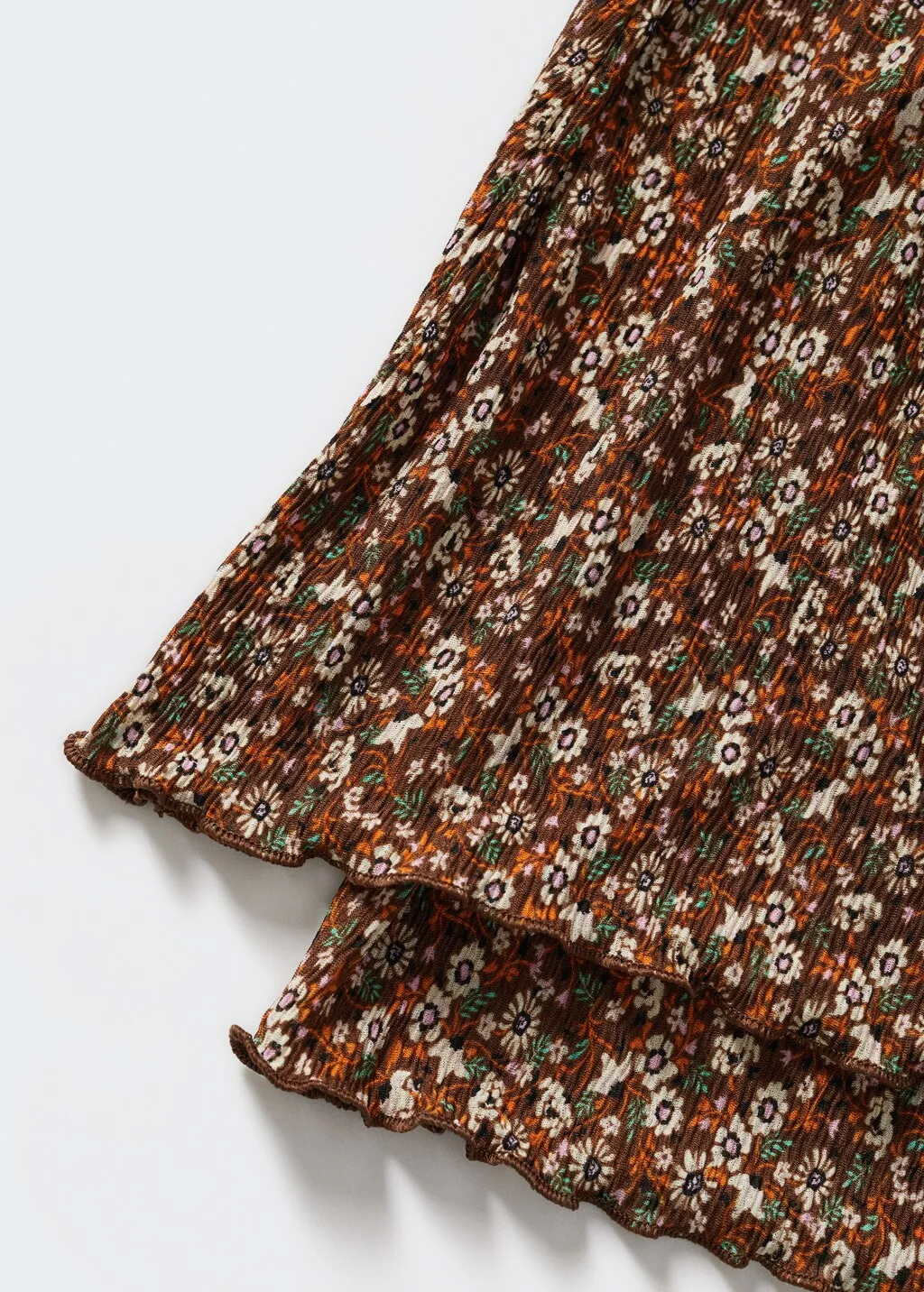 Pantaloni scampanati stampa floreale