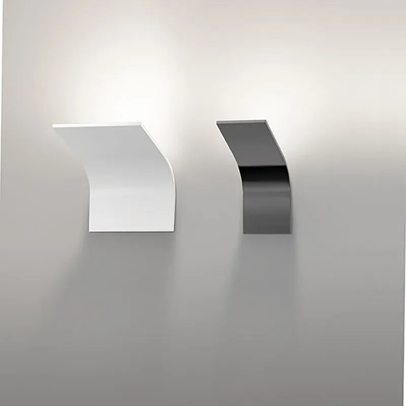 Panzeri luce App - Applique a luce indiretta finitura titanio