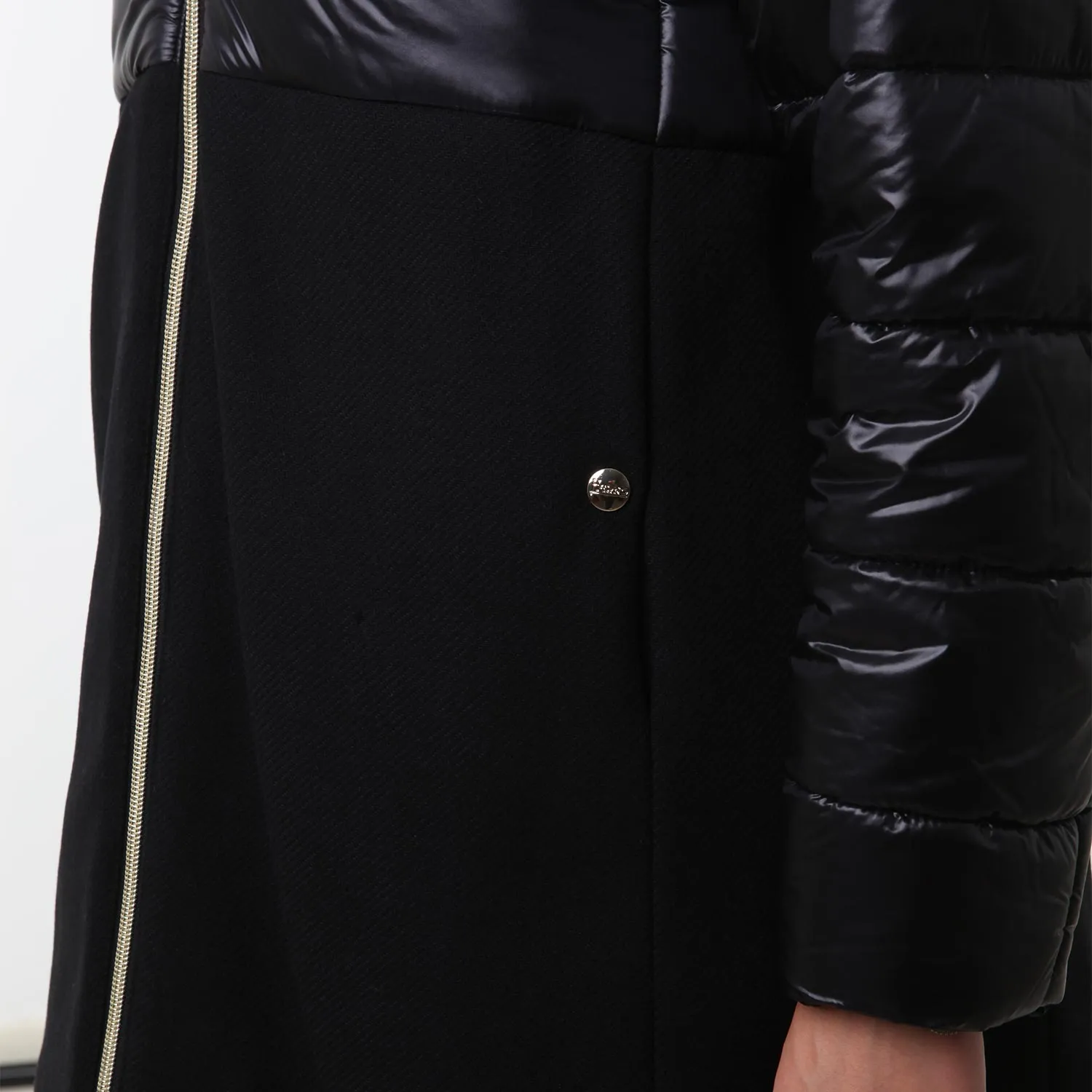 Parka Nylon-Ecowool Herno Nero Ragazza