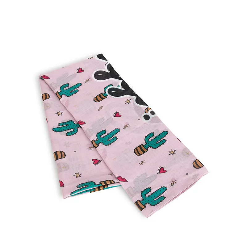Pashmina Le Pandorine in Pattern / Fuchsia