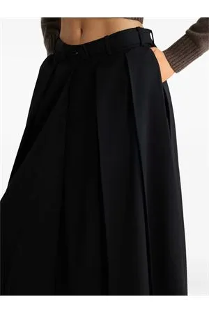 PATOU Abbigliamento,Gonne Gonna in lana tecnica nera 