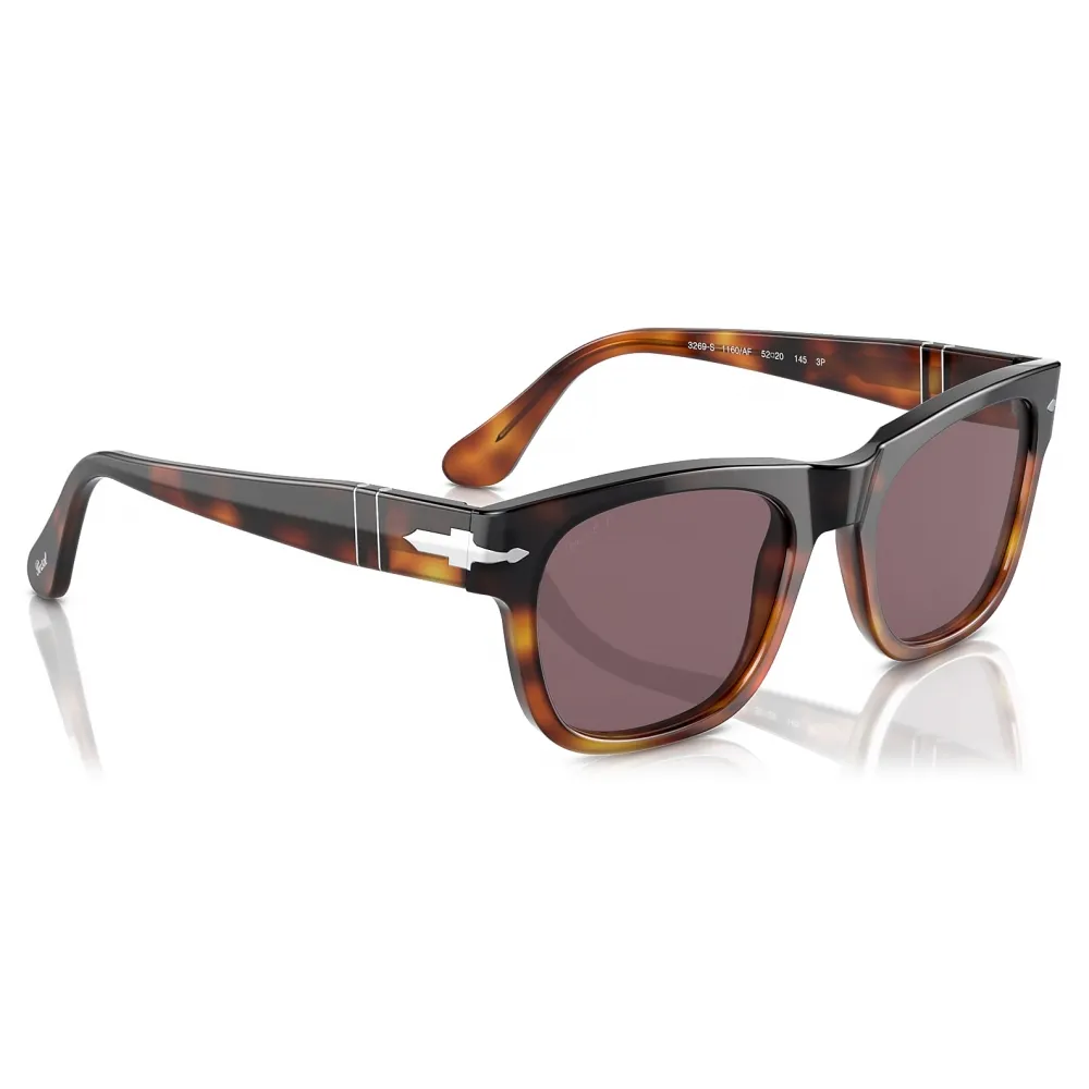 Persol - PO3269S - Rosso / Polarizzata Violetto Scuro - Occhiali da Sole - Persol Eyewear