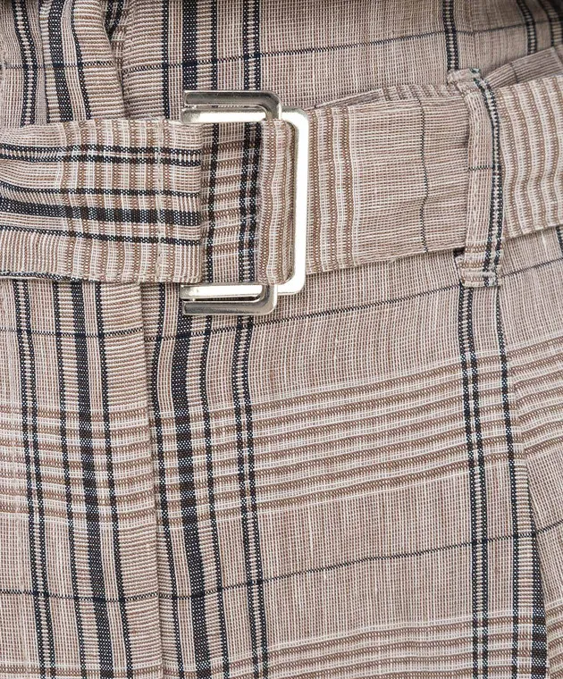 Peserico Pantaloni di lino beige P04295A06767