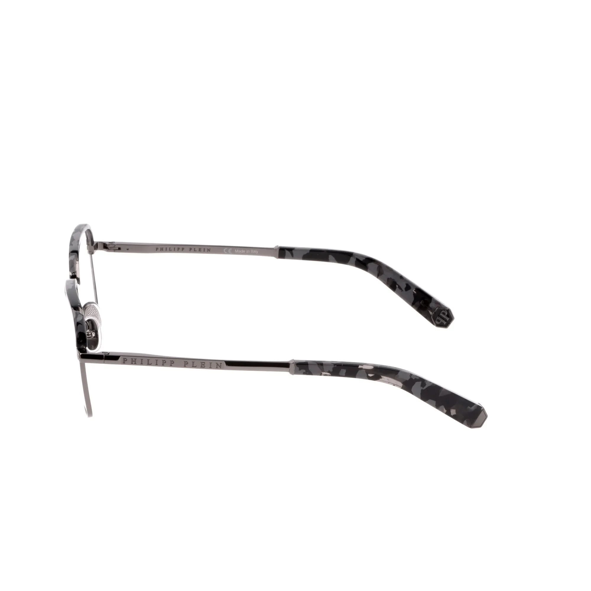   Philipp Plein VPP017M Treasure 0568 Bachelite Lucida Totale | Occhiale Da Vista Uomo 