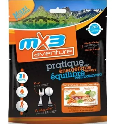 Piatto liofilizzato MX3 Nutrition Couscous di pollo