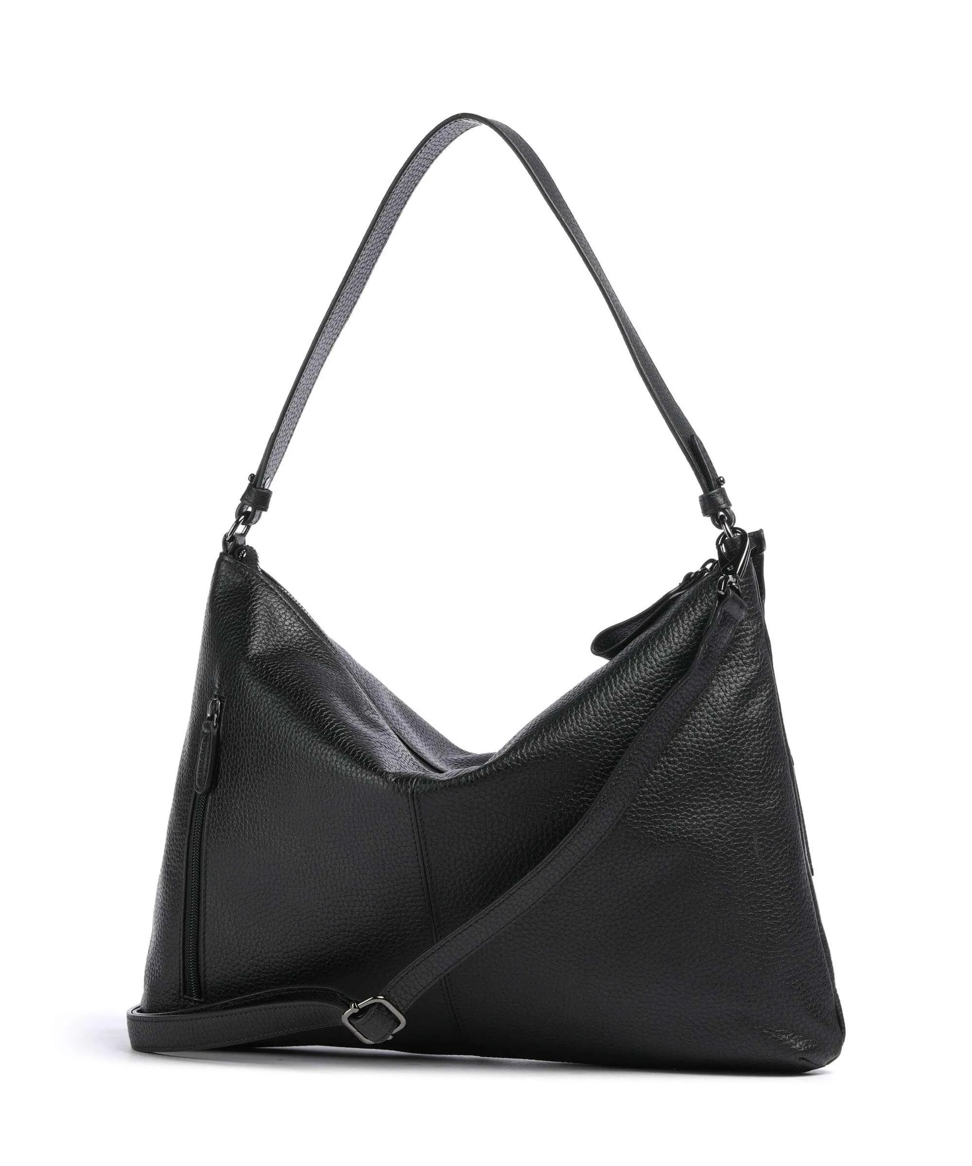  Picard Match Borsa hobo pelle di vacchetta grana nero  