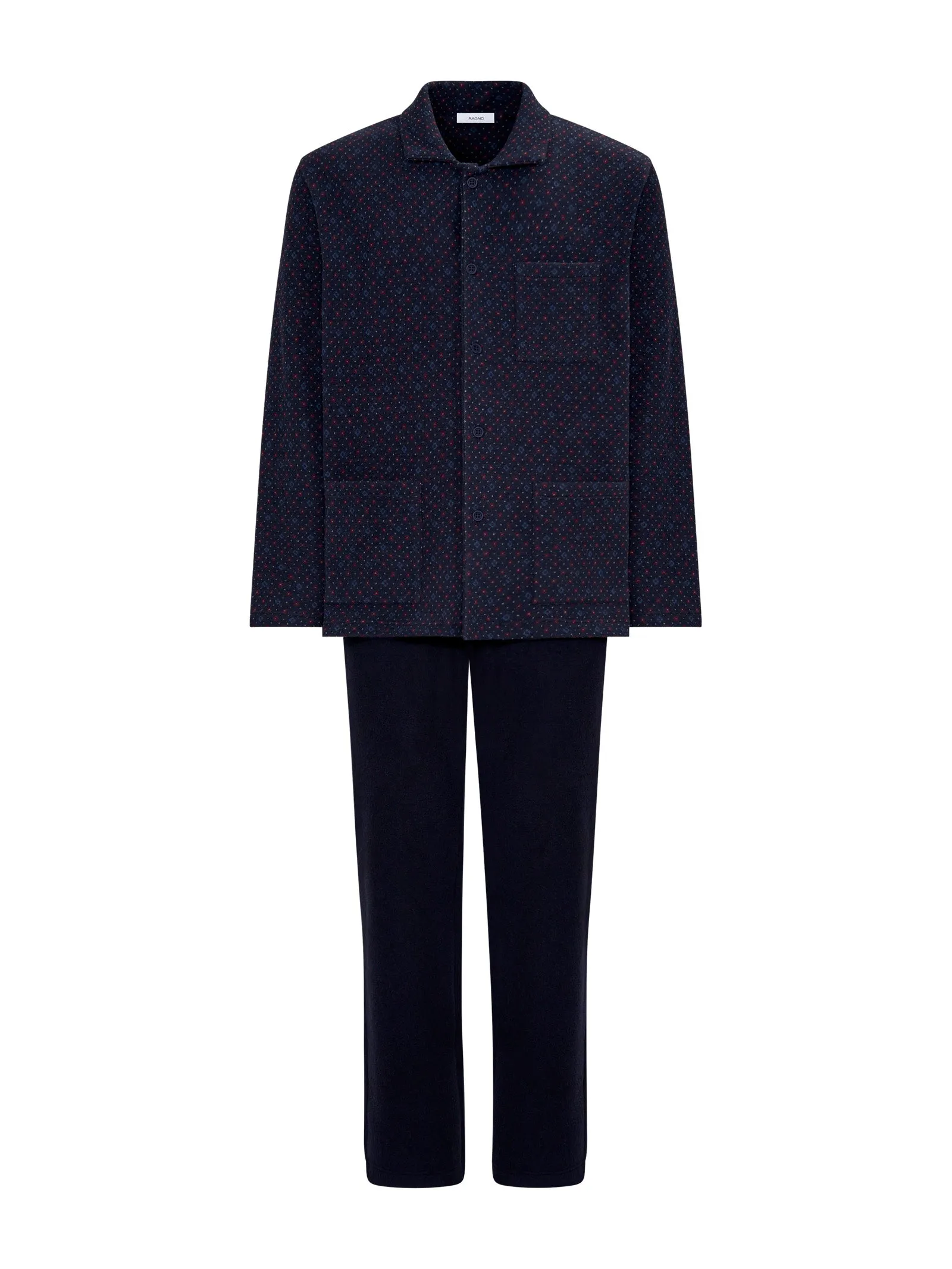 Pigiama aperto in Cotton Eco Pile - Fant.Notte