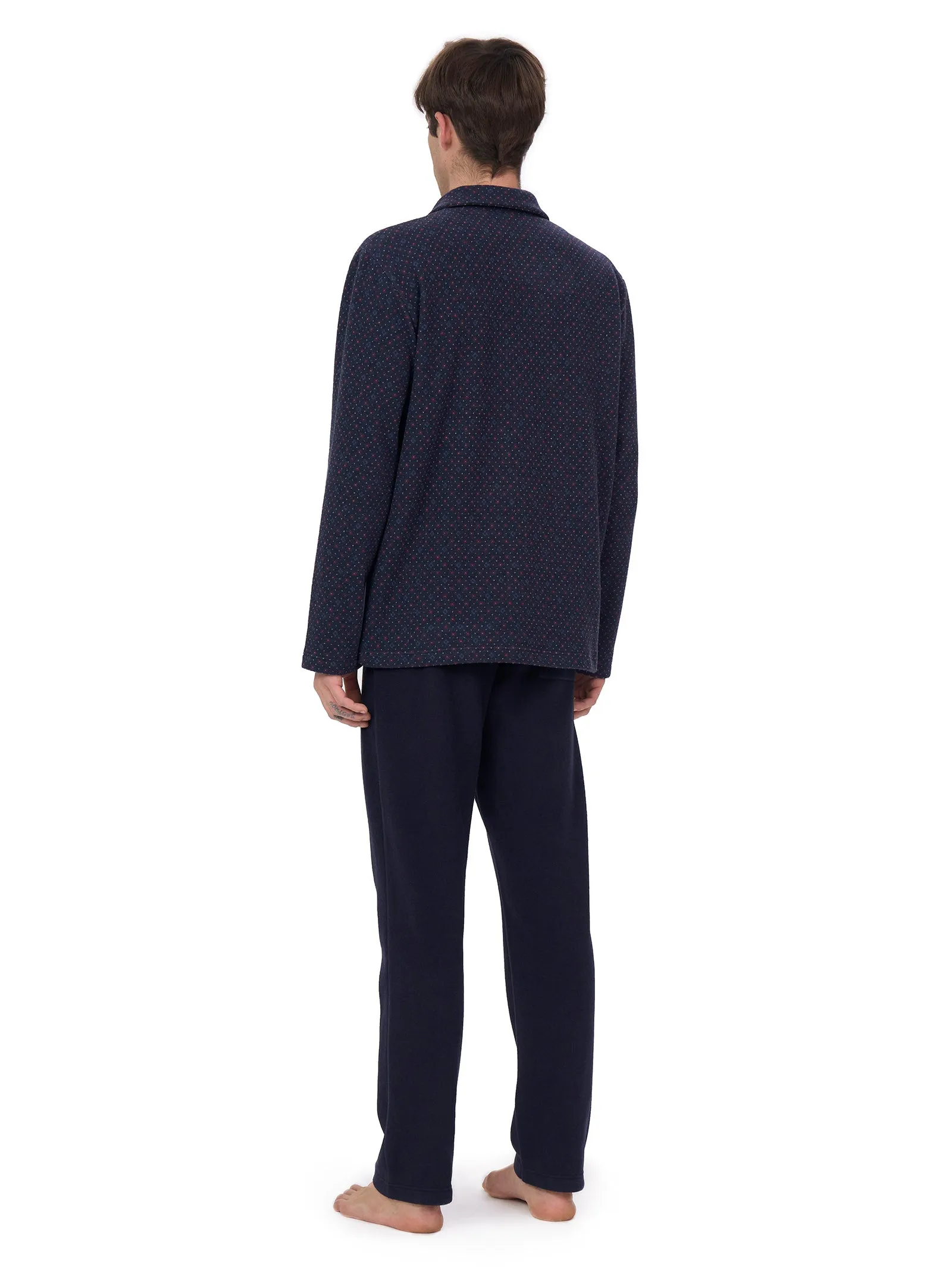 Pigiama aperto in Cotton Eco Pile - Fant.Notte