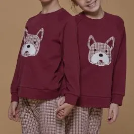 pigiama da bambino unisex doggy fe2131as caldo cotone noi di notte 