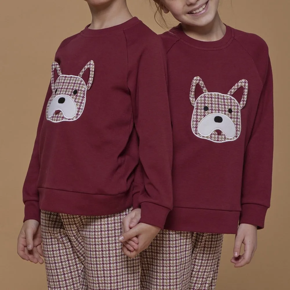 pigiama da bambino unisex doggy fe2131as caldo cotone noi di notte 