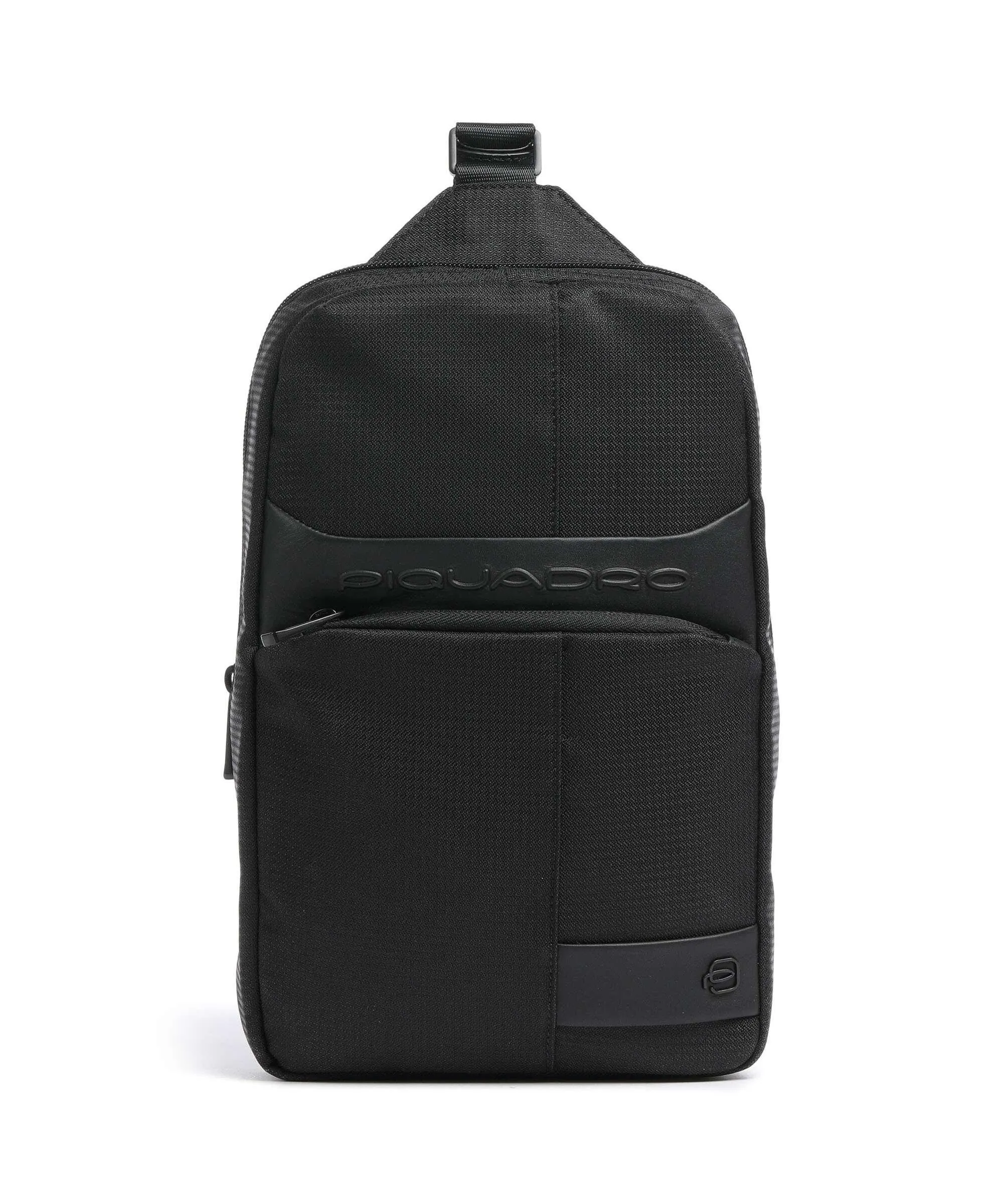  Piquadro Wollem Borsa sling nylon nero  