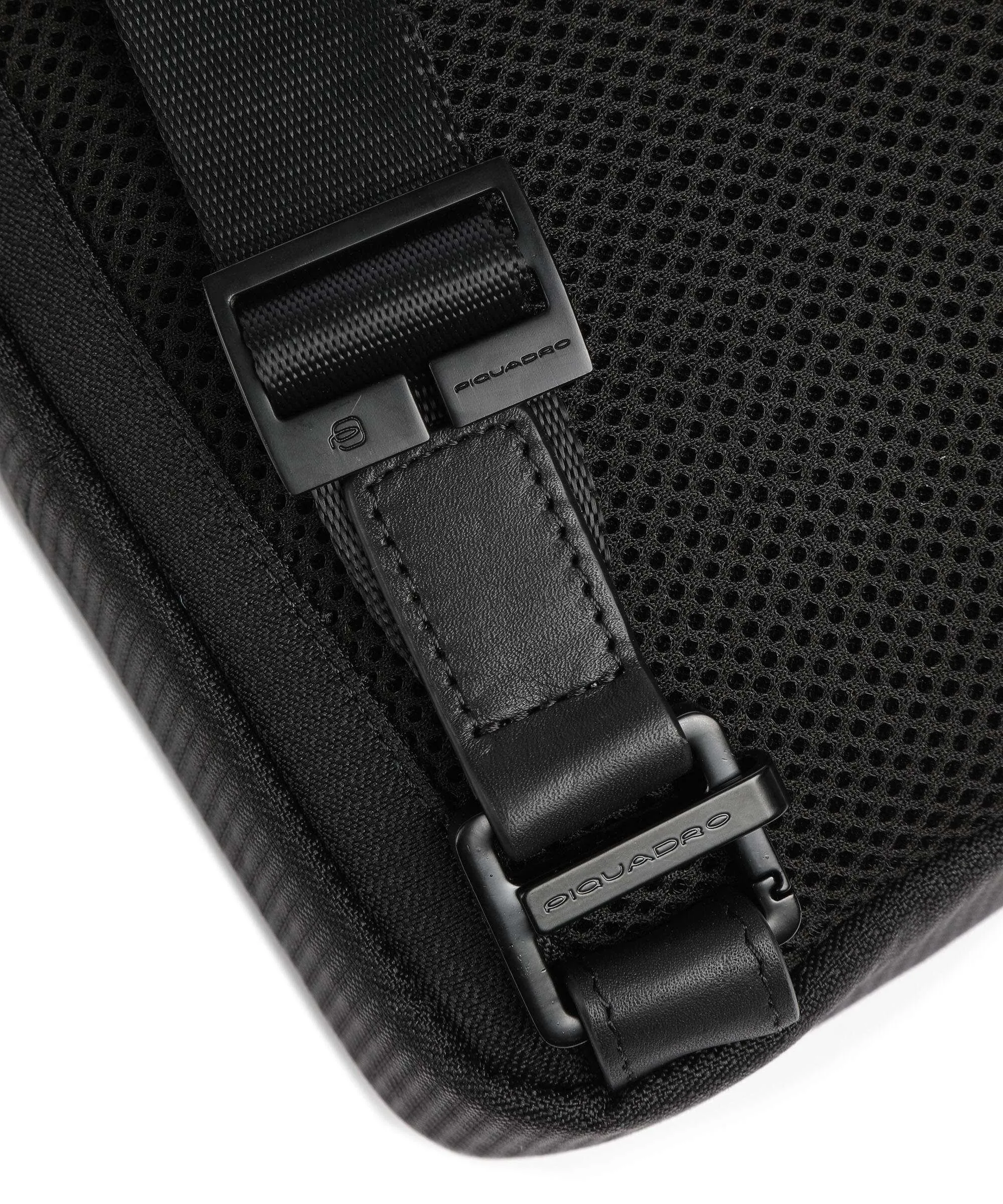  Piquadro Wollem Borsa sling nylon nero  