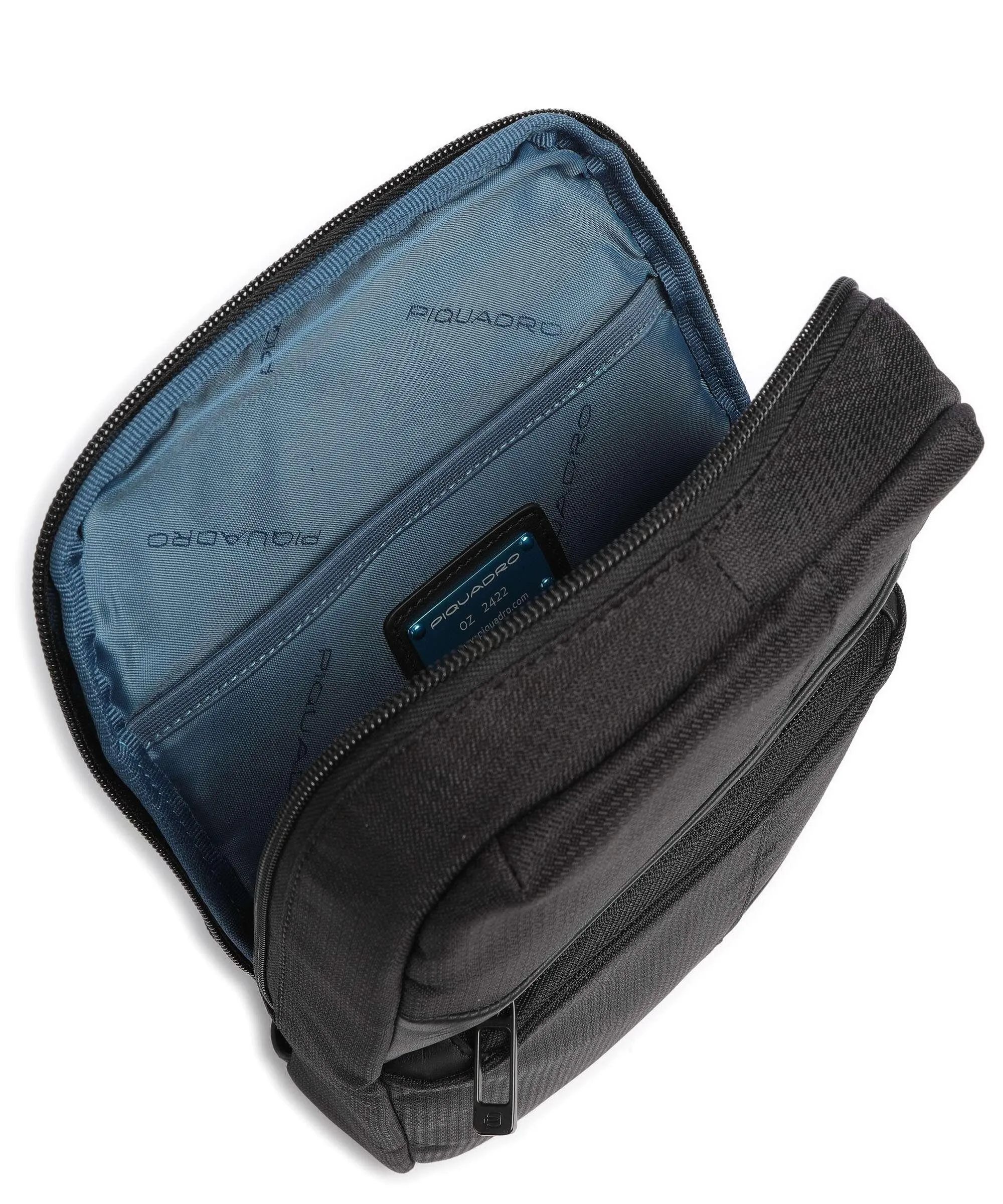  Piquadro Wollem Borsa sling nylon nero  