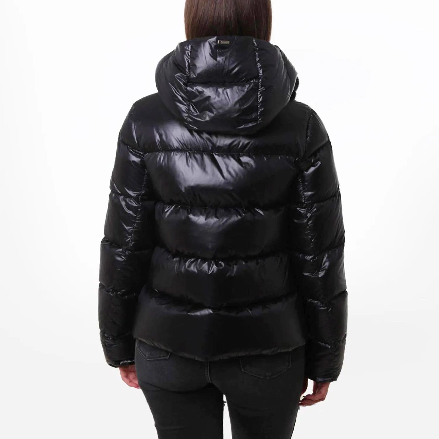 Piumino Corto Herno Lady Nero Ragazza