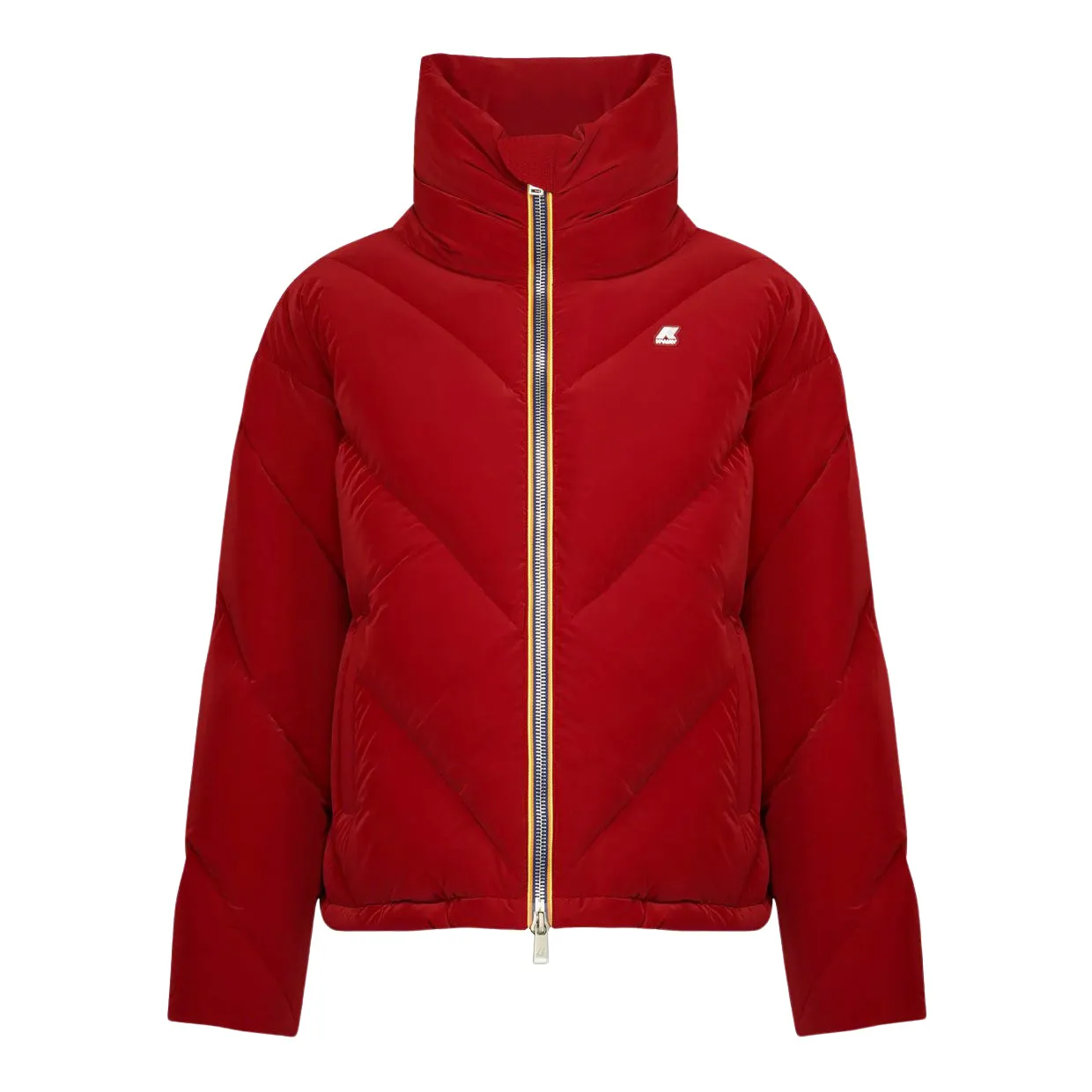 Piumino Donna K-Way Imeldine Heavy Quilted Lapis Lazuli Bordeaux