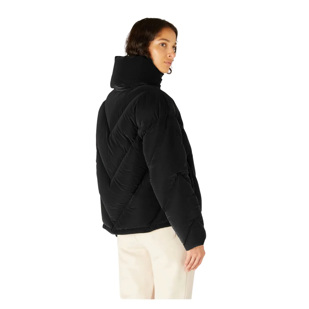 Piumino Donna K-Way Imeldine Heavy Quilted Lapis Lazuli Nero