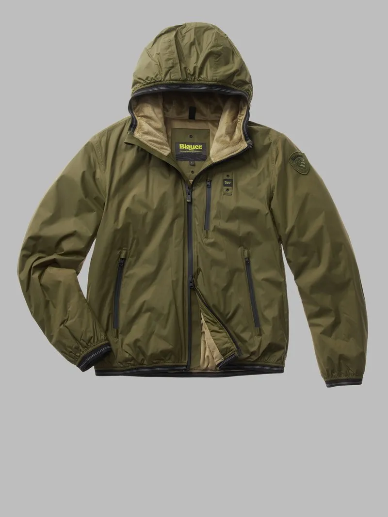 PIUMINO NYLON CON INTERNO IN PELLICCIA DEVON UOMO BLAUER 23WBLUC11013-006007