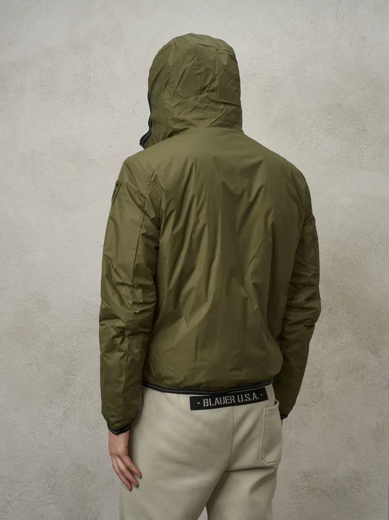 PIUMINO NYLON CON INTERNO IN PELLICCIA DEVON UOMO BLAUER 23WBLUC11013-006007