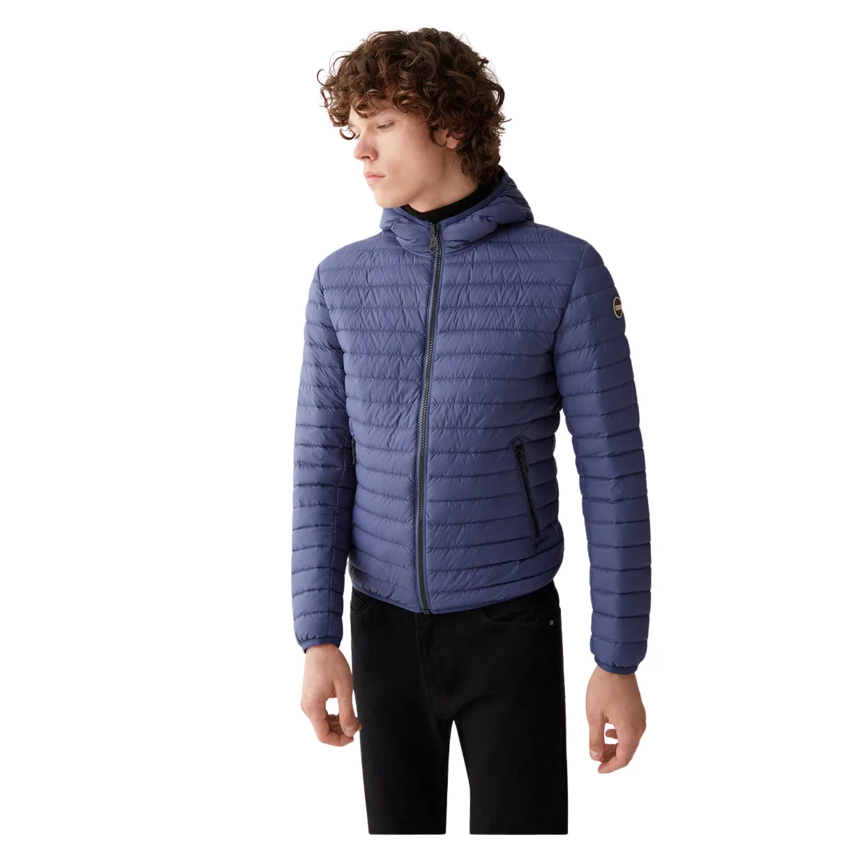 Piumino Uomo Colmar Opaco Cappuccio Blu