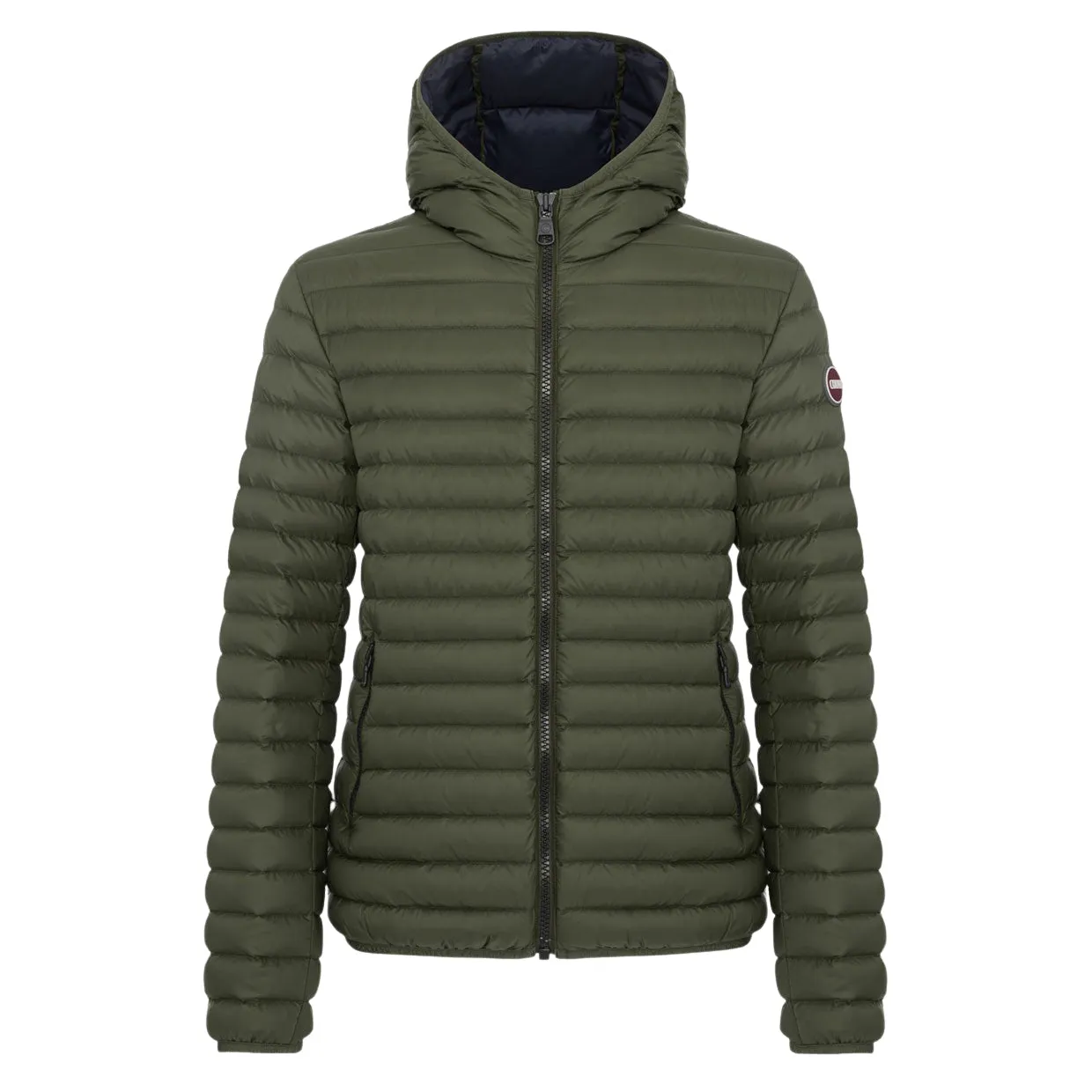 Piumino Uomo Colmar Opaco Cappuccio Verde
