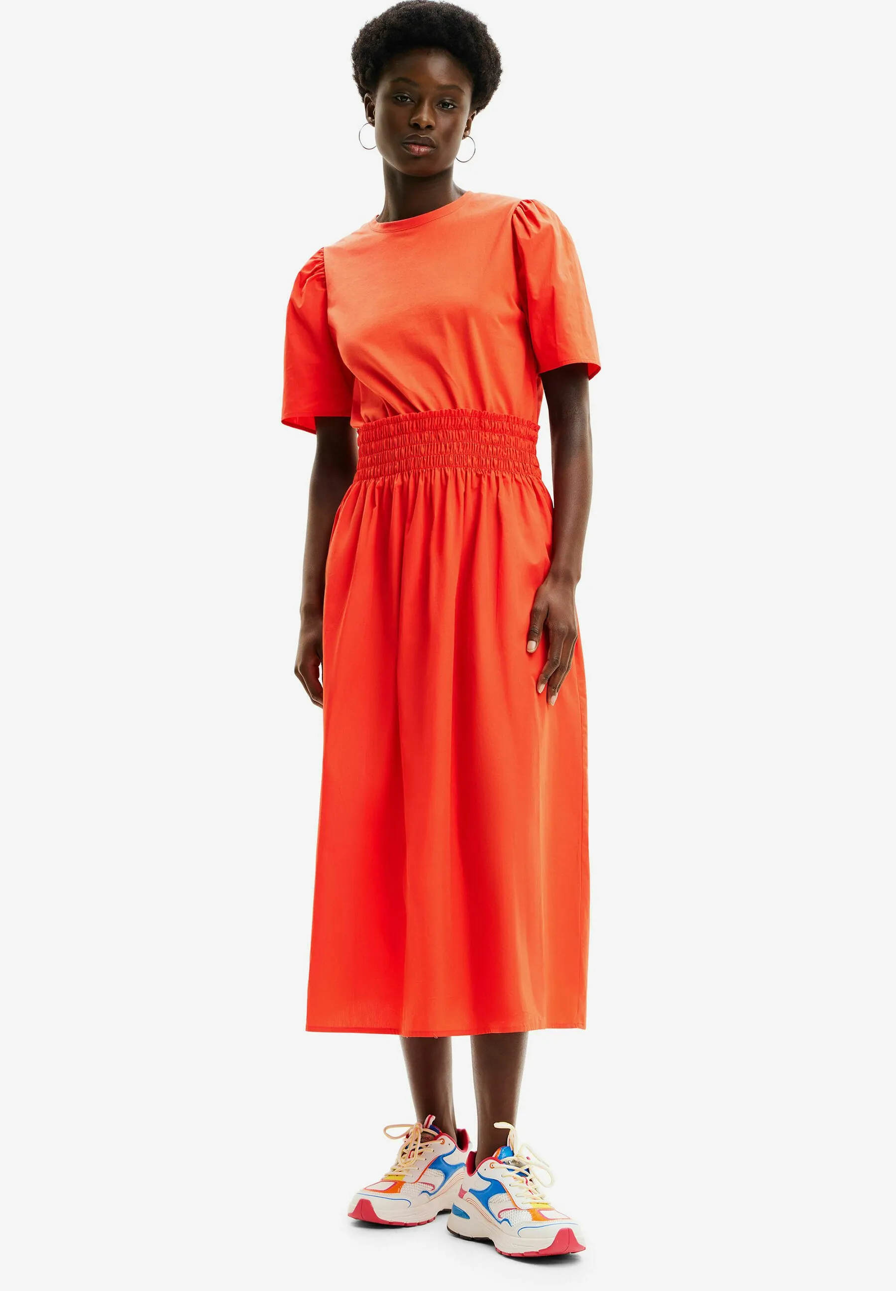PLAIN COMBINATION MIDI - Vestito estivo