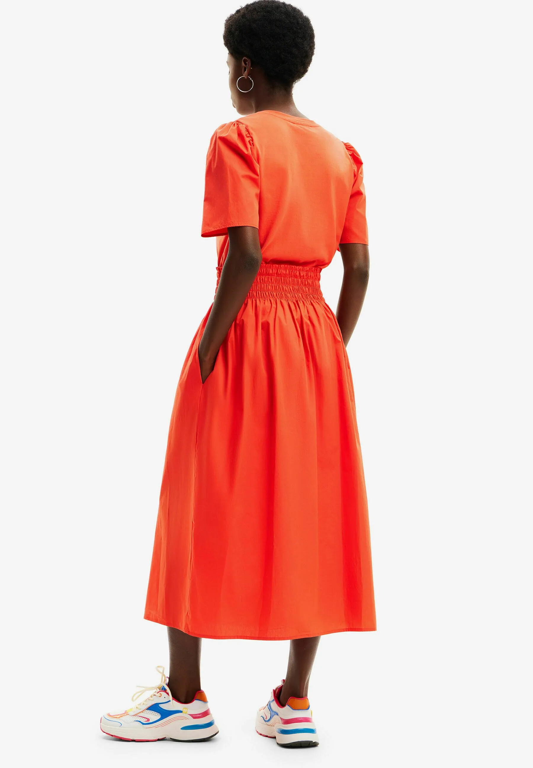 PLAIN COMBINATION MIDI - Vestito estivo