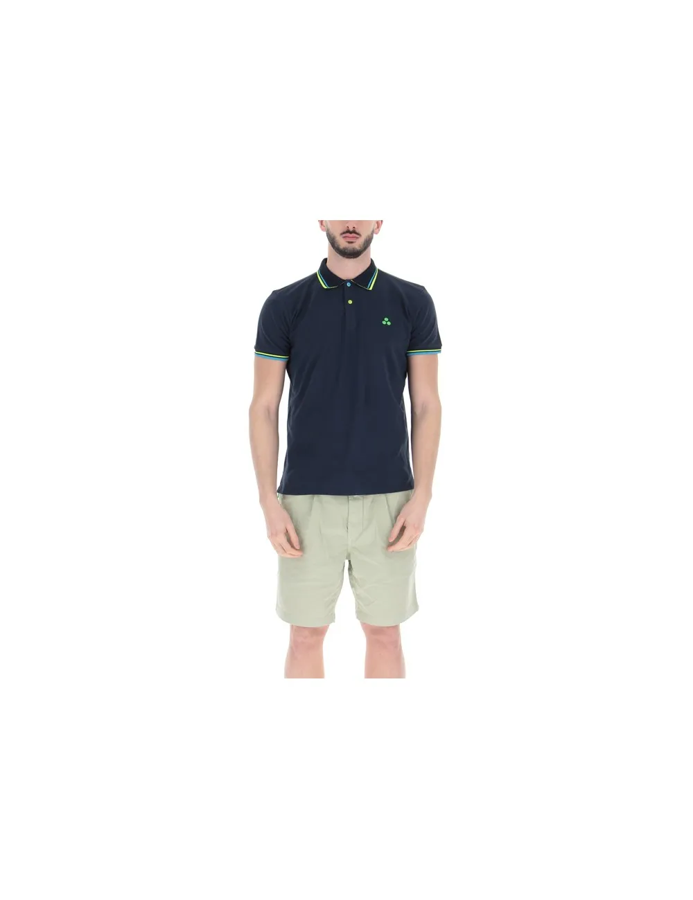 Polo da uomo di colore blu