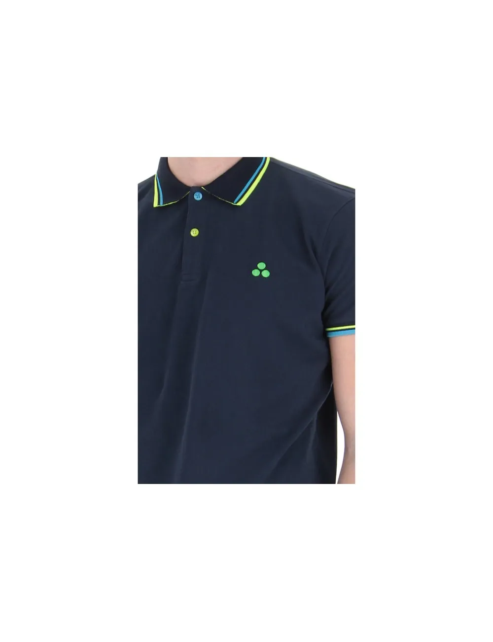 Polo da uomo di colore blu