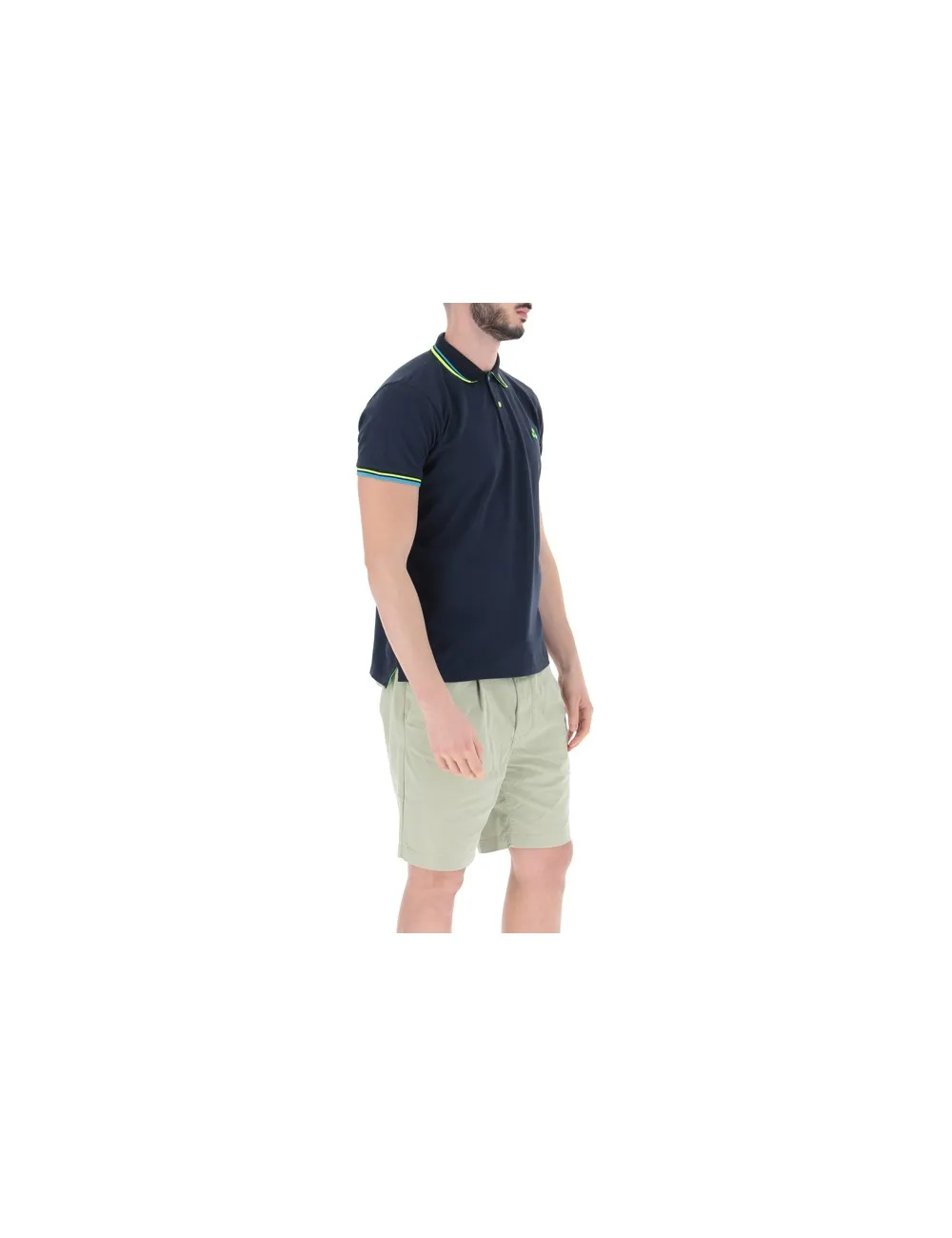 Polo da uomo di colore blu