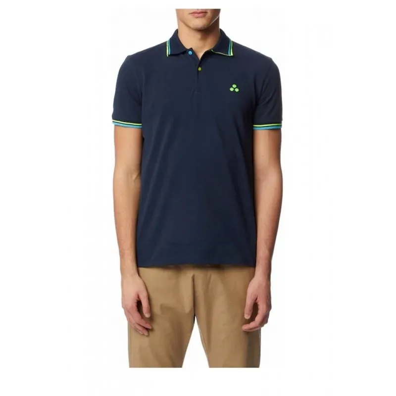 Polo da uomo di colore blu
