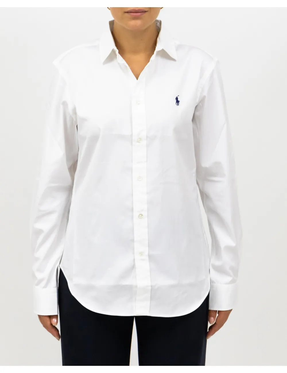 Polo Ralph Lauren - Camicia Cotone Bianca Donna