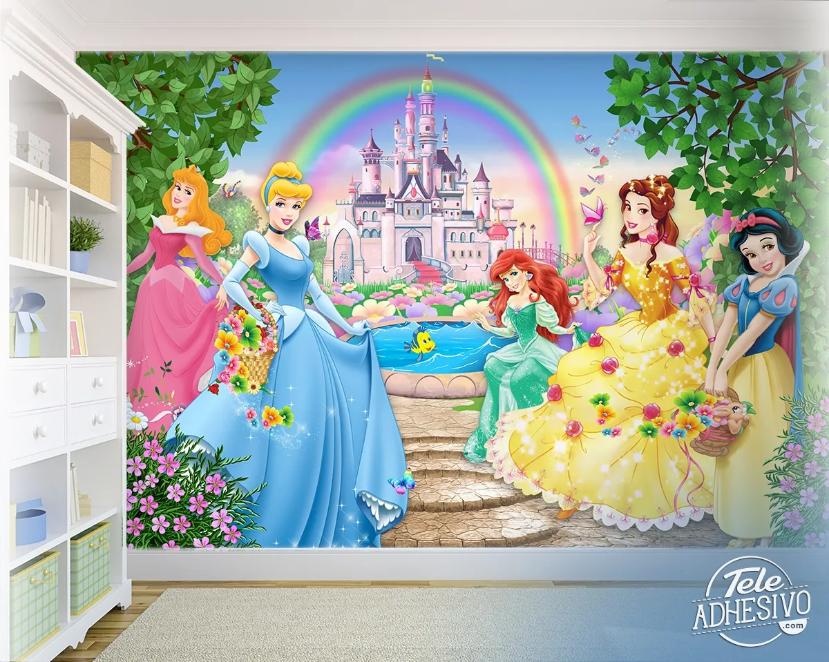 Principesse e Castello Disney - FOTOMURALI