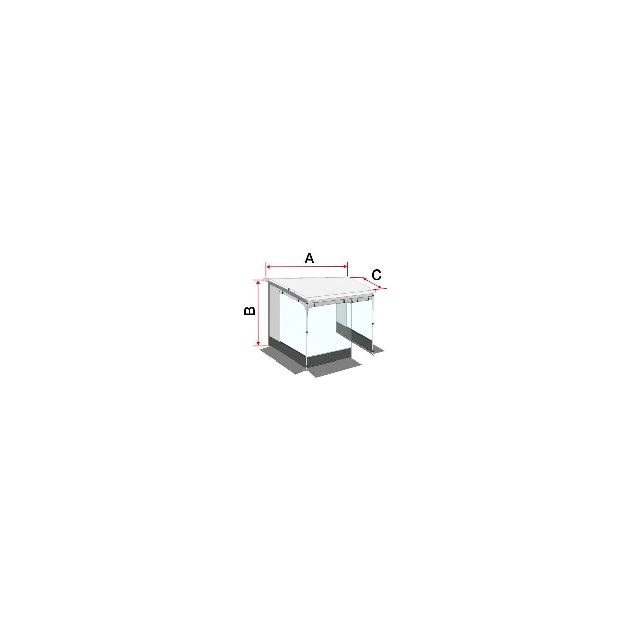 Privacy Room Van Fiamma per F40 Van