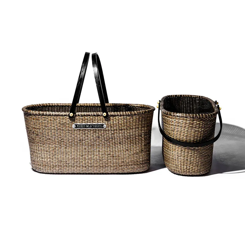 Puebco Cestino in rattan