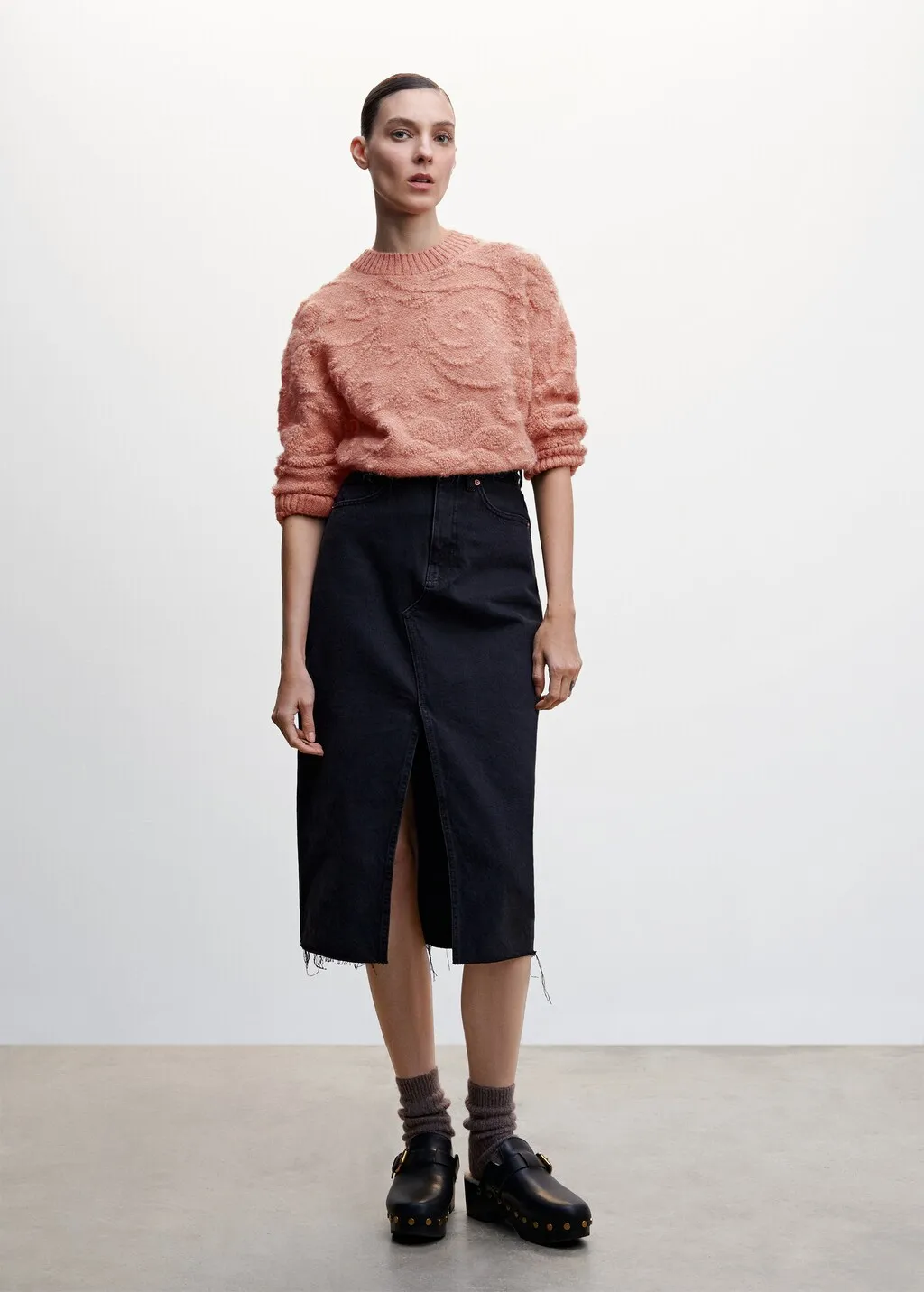Pullover maglia jacquard