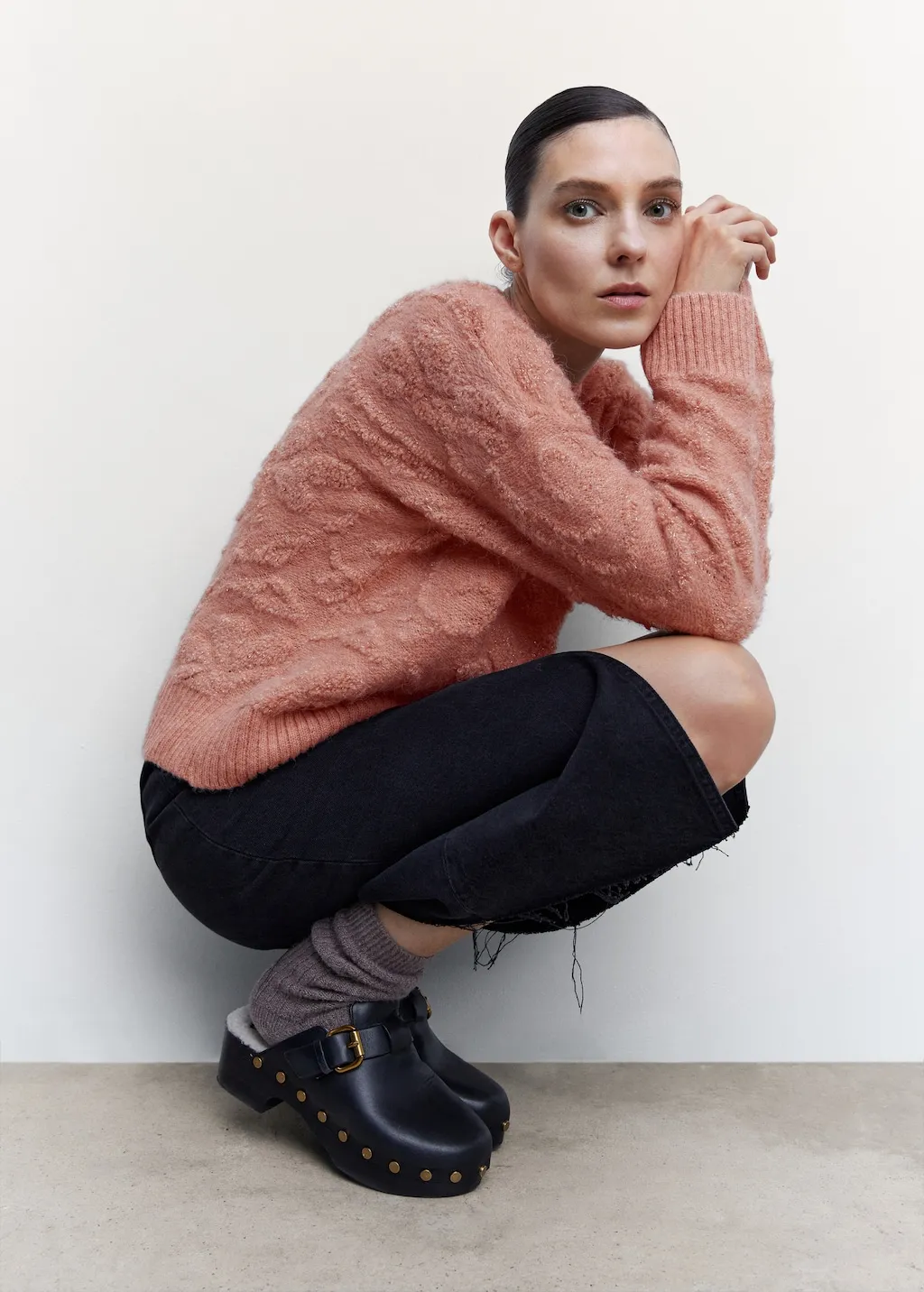 Pullover maglia jacquard