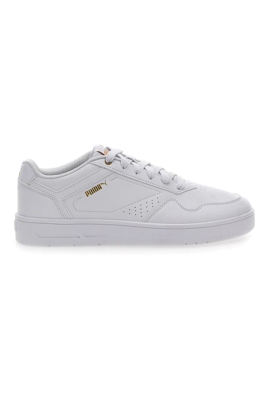   PUMA Sneakers Bianche Casula Con Lacci Puma Court Classic
