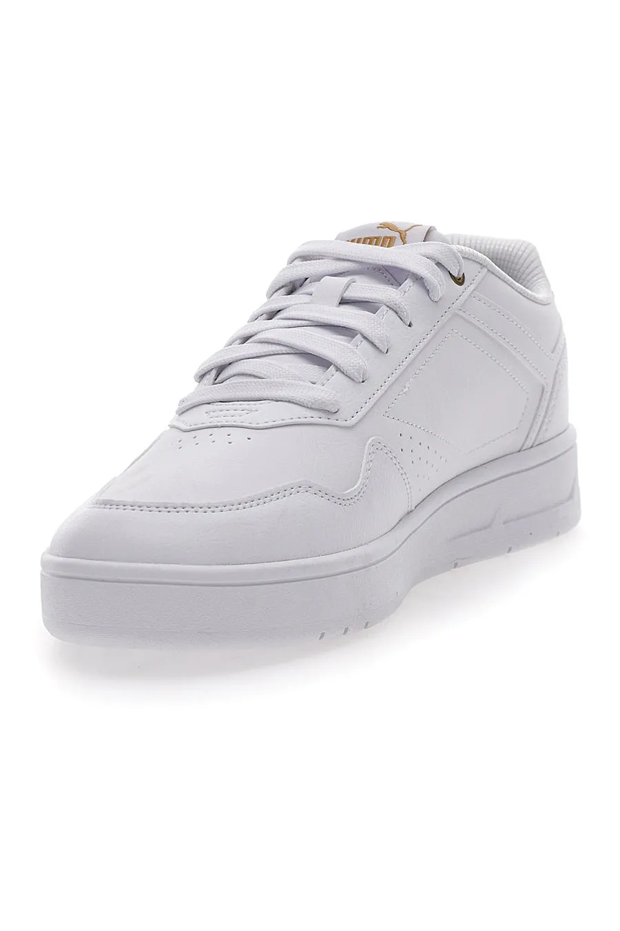   PUMA Sneakers Bianche Casula Con Lacci Puma Court Classic