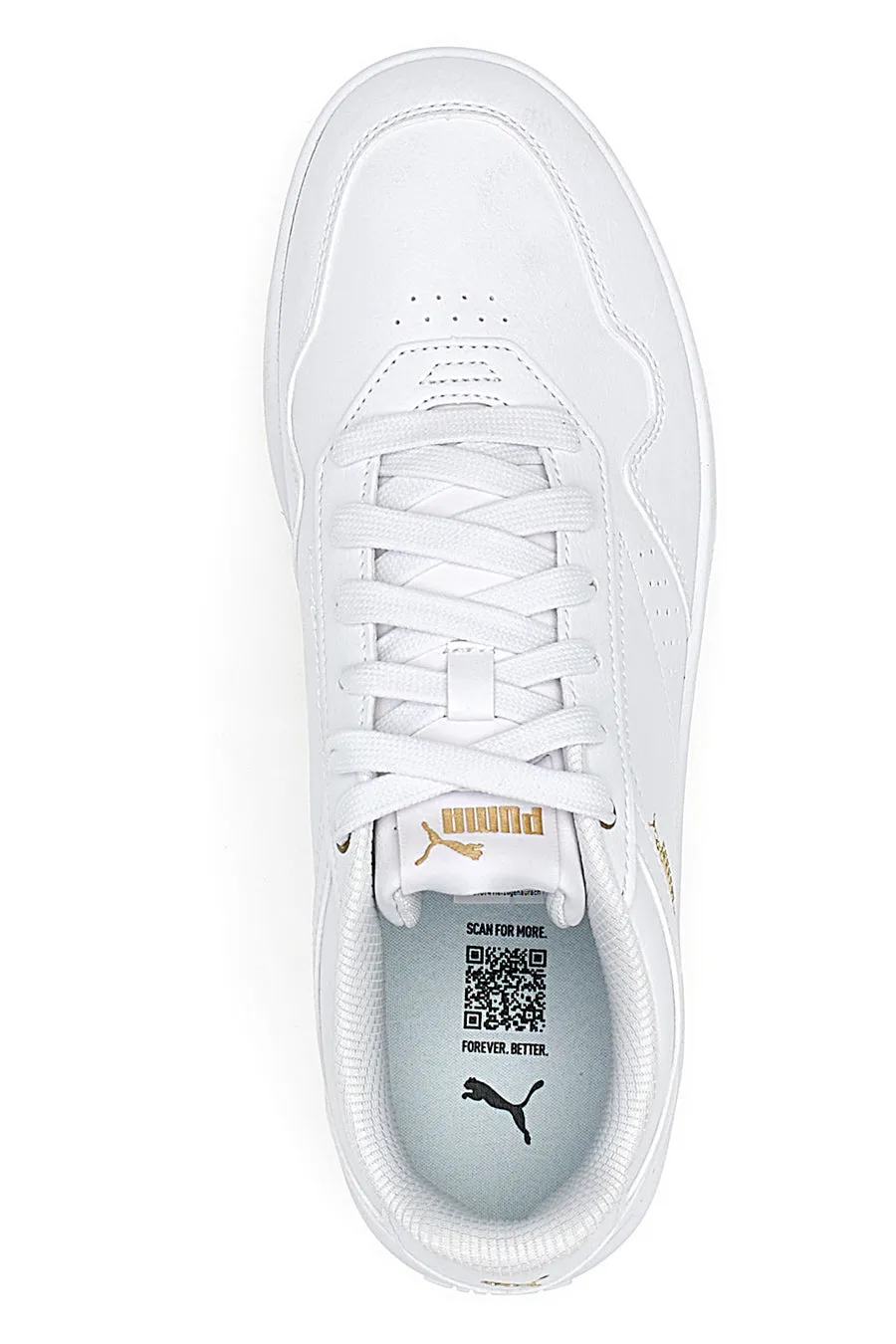   PUMA Sneakers Bianche Casula Con Lacci Puma Court Classic