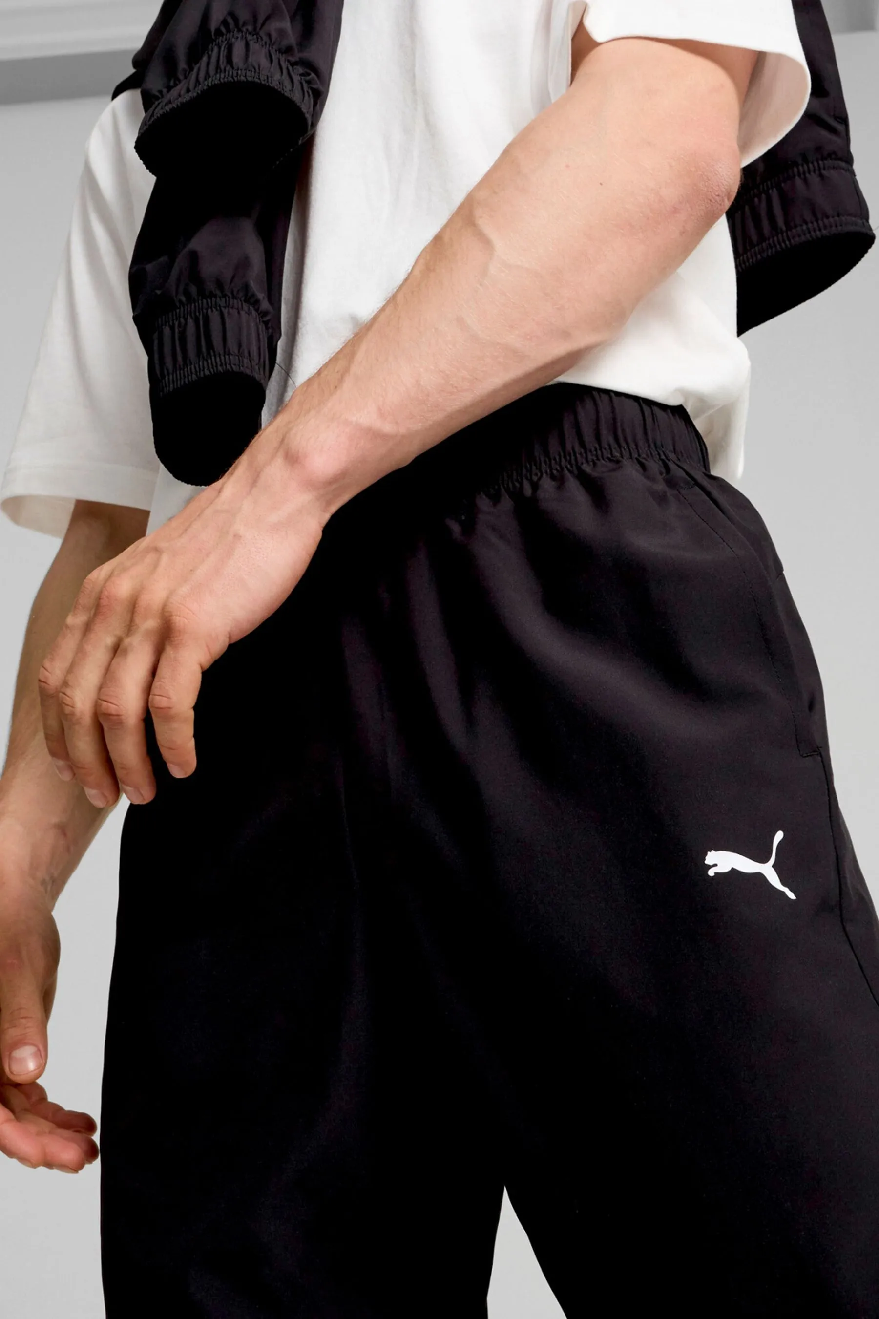 Puma Tuta Uomo Tessuta Con Mezza Zip    