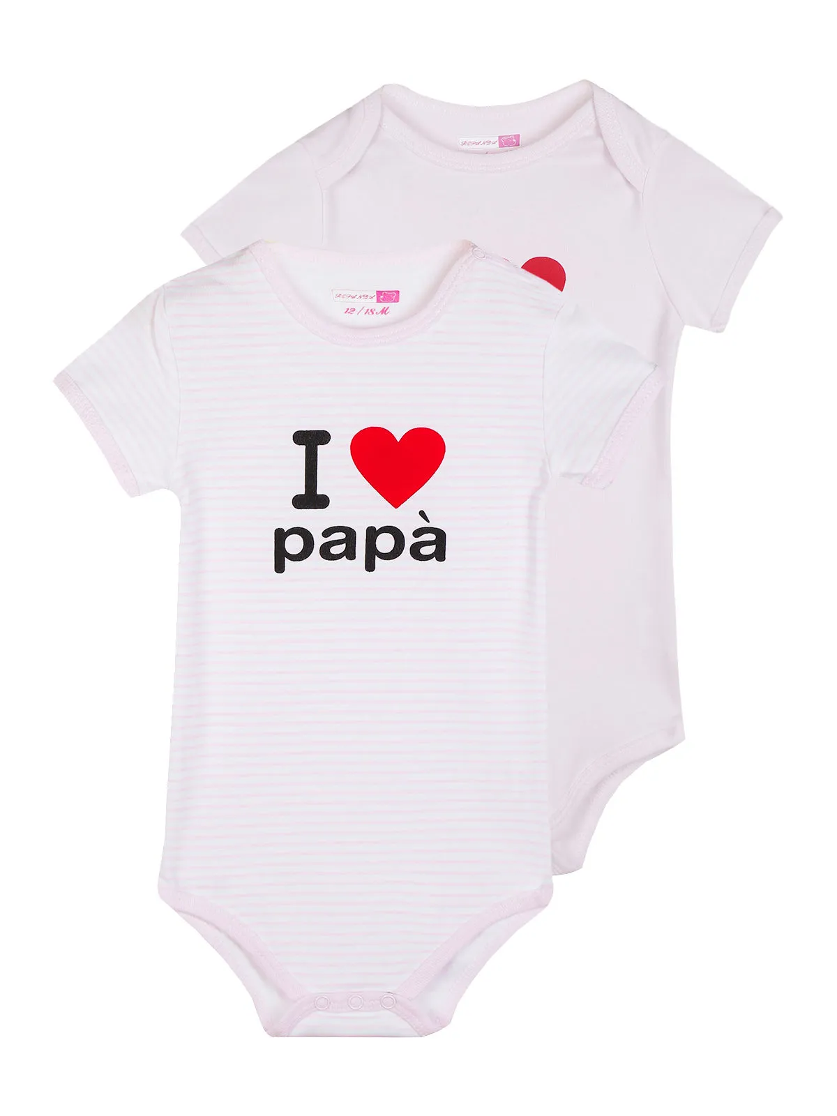 Re Panda Body manches courtes bébé fille imprimé 2 pièces