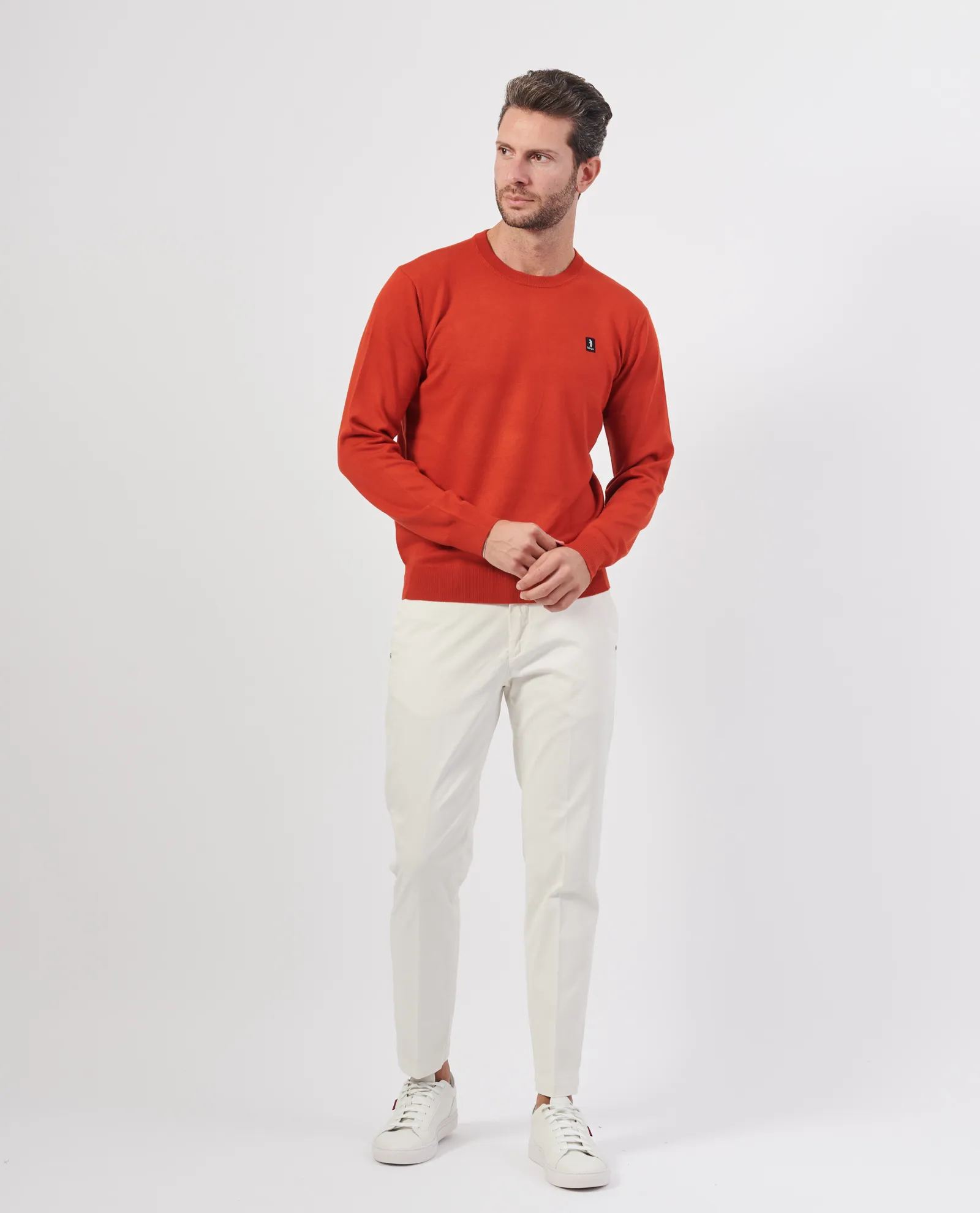 REFRIGUE      Maglione uomo Refrigue basic girocollo