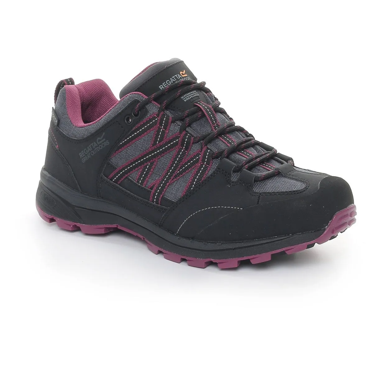 Regatta Samaris II Waterproof Low Nero Viola