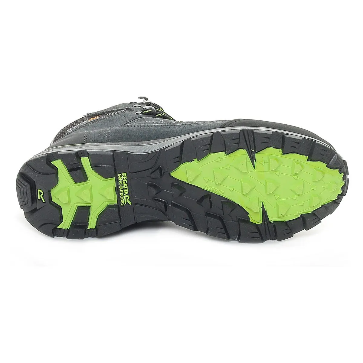 Regatta Samaris Suede Waterproof Mid Uomo Grigio Lime