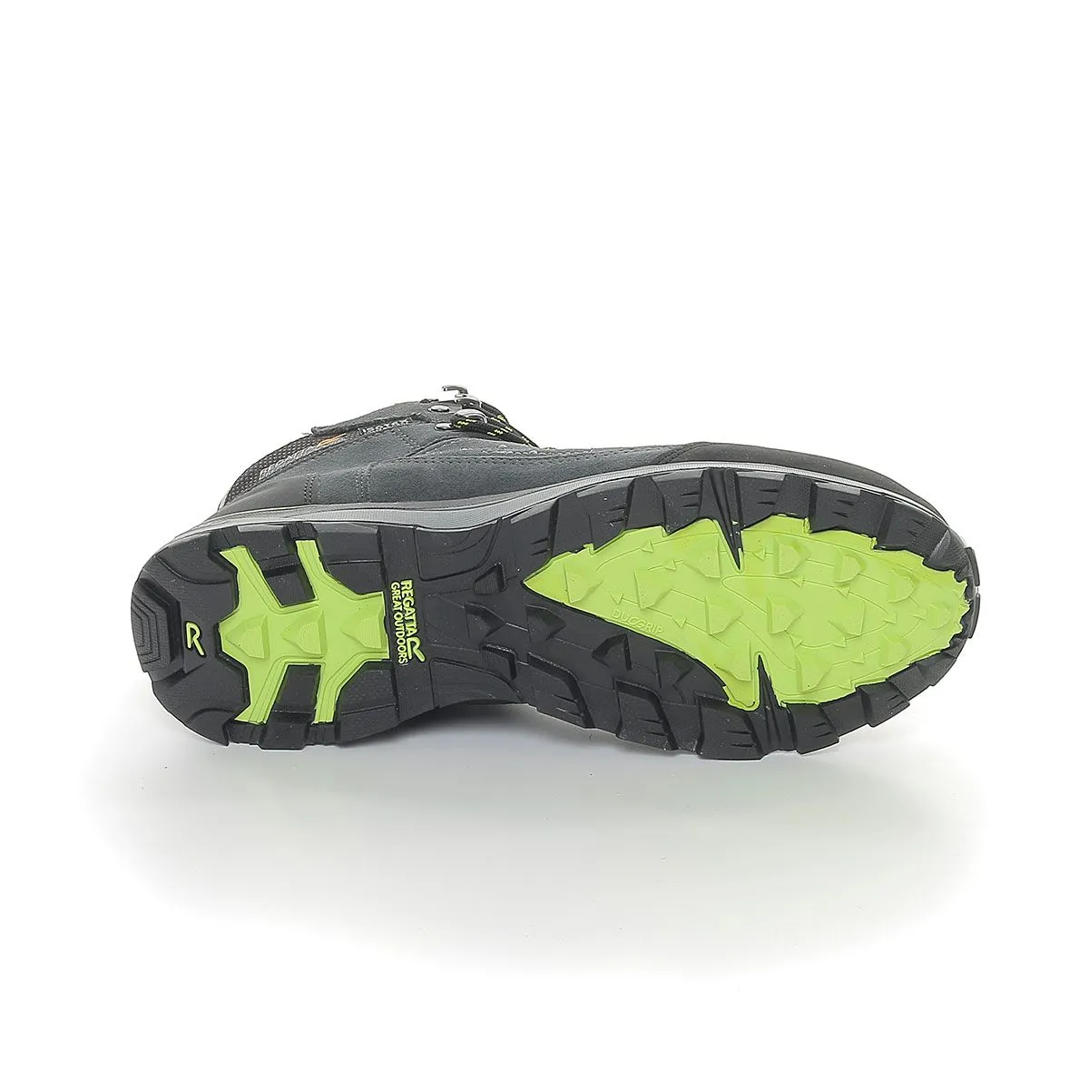 Regatta Samaris Suede Waterproof Mid Uomo Grigio Lime