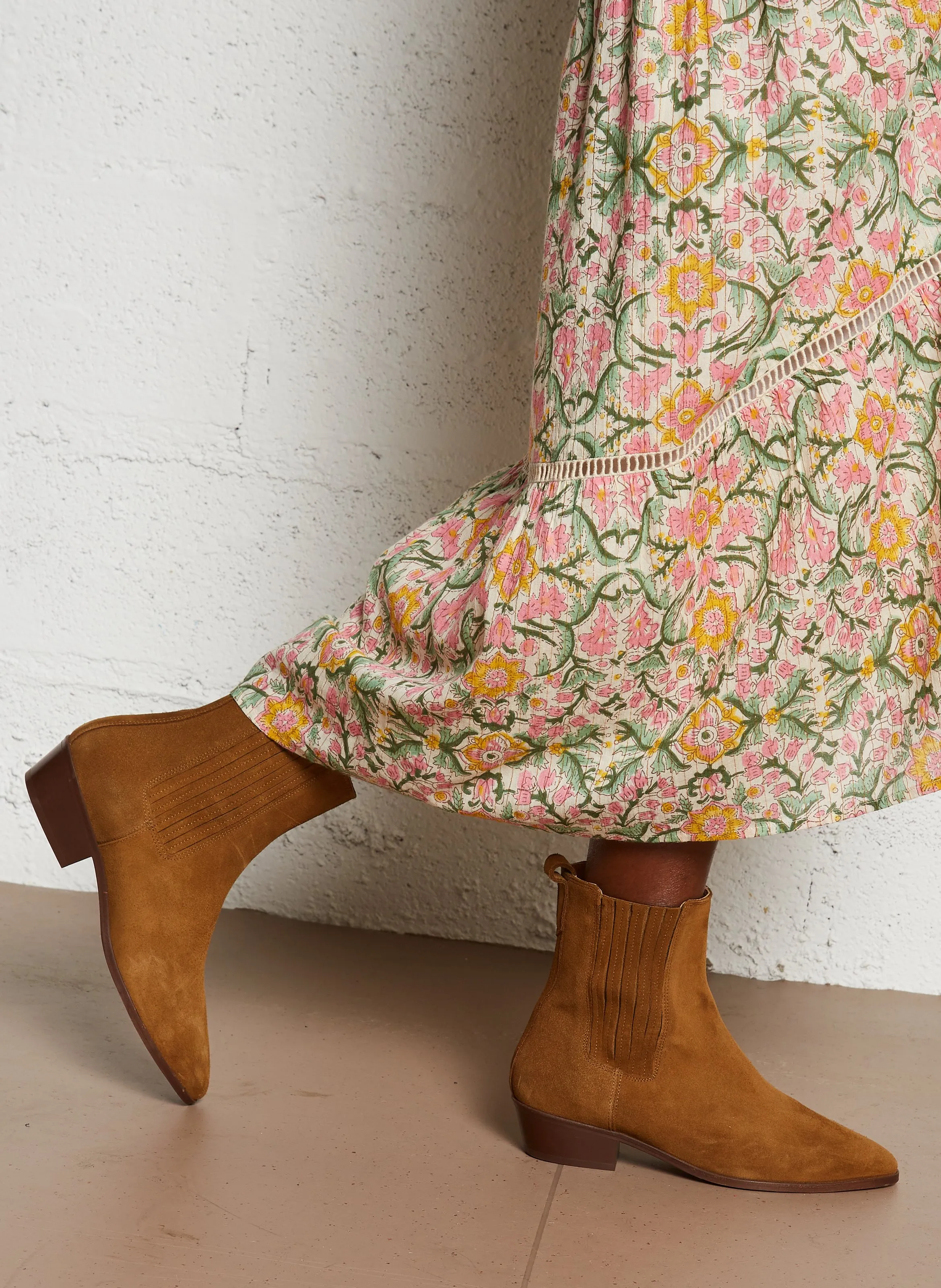  RIVECOUR   N°58 - Stivaletti in pelle | Kaki