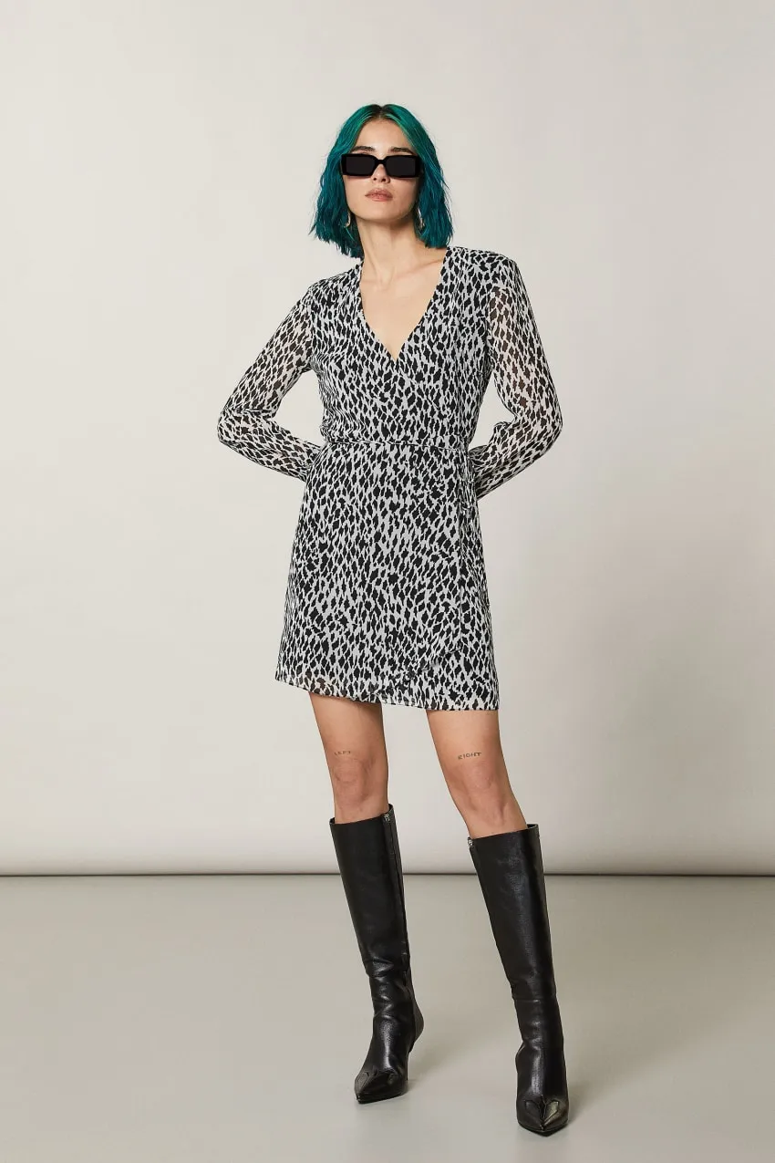 Robe Georgette fantaisie