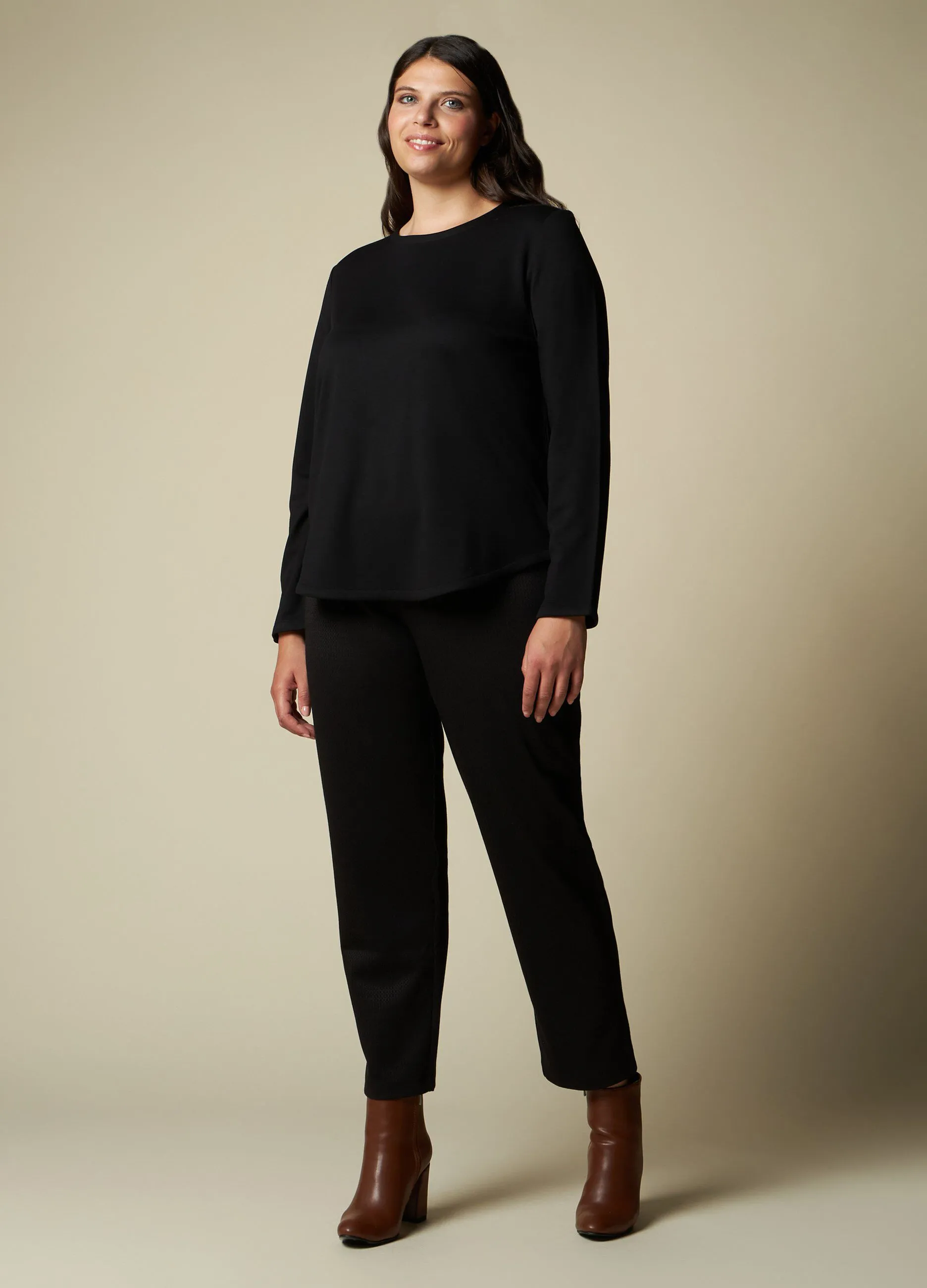 ROSA THEA  Pantalone a sigaretta donna curvy